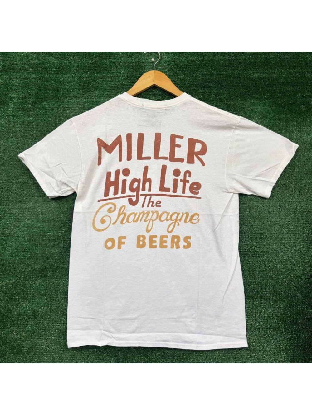 Junk Food Clothing x Miller High Life The Champagne of Beers T-Shirt Size Medium